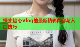 探索糖心Vlog的最新精彩内容与入口技巧