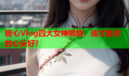 糖心Vlog四大女神揭晓，谁才是你的心头好？